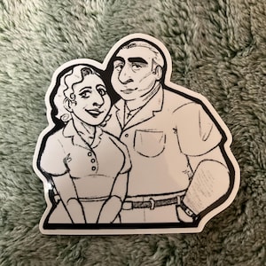 Al Capone and Mae sticker