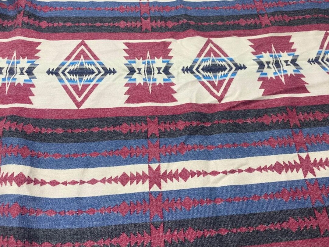 1 Yard Aztec Flannel Fabric - Etsy