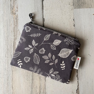 Bolsa de artículos de mercería con motivos del bosque, bolsas con cremallera, para regalar, monederos, un cajón de sastre para carteras y bolsos de mano, organizador de carteras