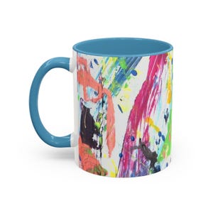 Angel Symphony- Colourful Abstract Mug - 11 & 15oz