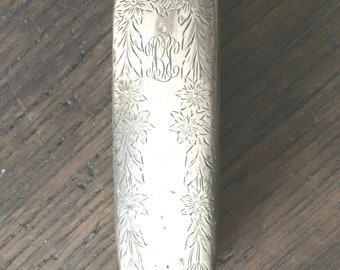 Antique Alvin Sterling Silver Vanity Brush-1800s