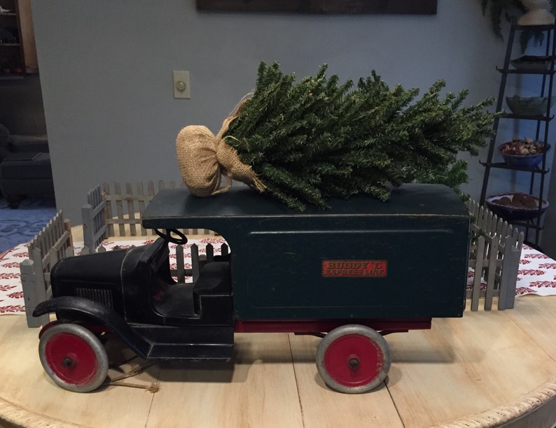 Ancien Camion De Livraison Buddy L Express Line - Jouet Collection