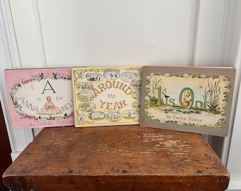 Set of 3 early edition Unique Tasha Tudor children’s books