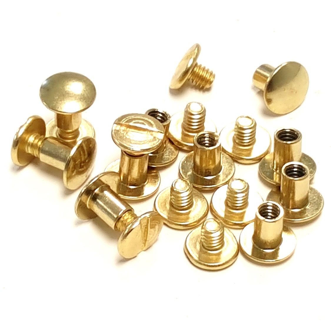 Gold Rack Screws 10 Pack 1/4