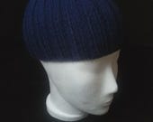 Mütze im DJ-Stil in blau (Ben, DJ-Mütze , Beanie) aus Baumwolle