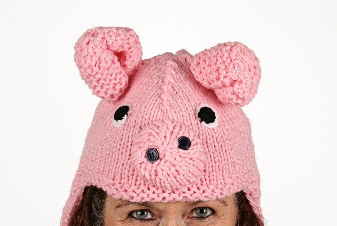 Cap Animal UNIQUE Handmade Funny Cap in Pig Shape for Children Etsy