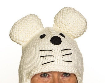 Captier - UNIQUE - handmade cap in polar bear shape for children