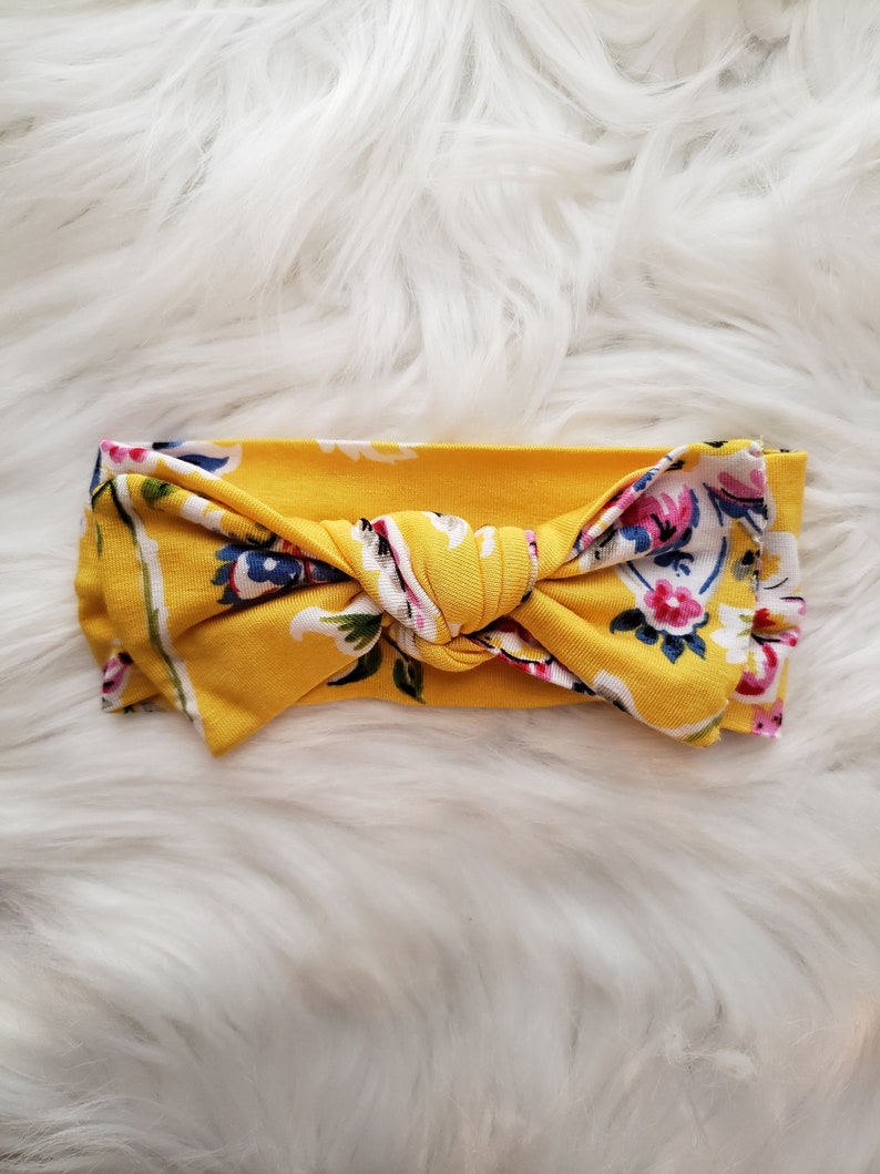 Baby headband with bow