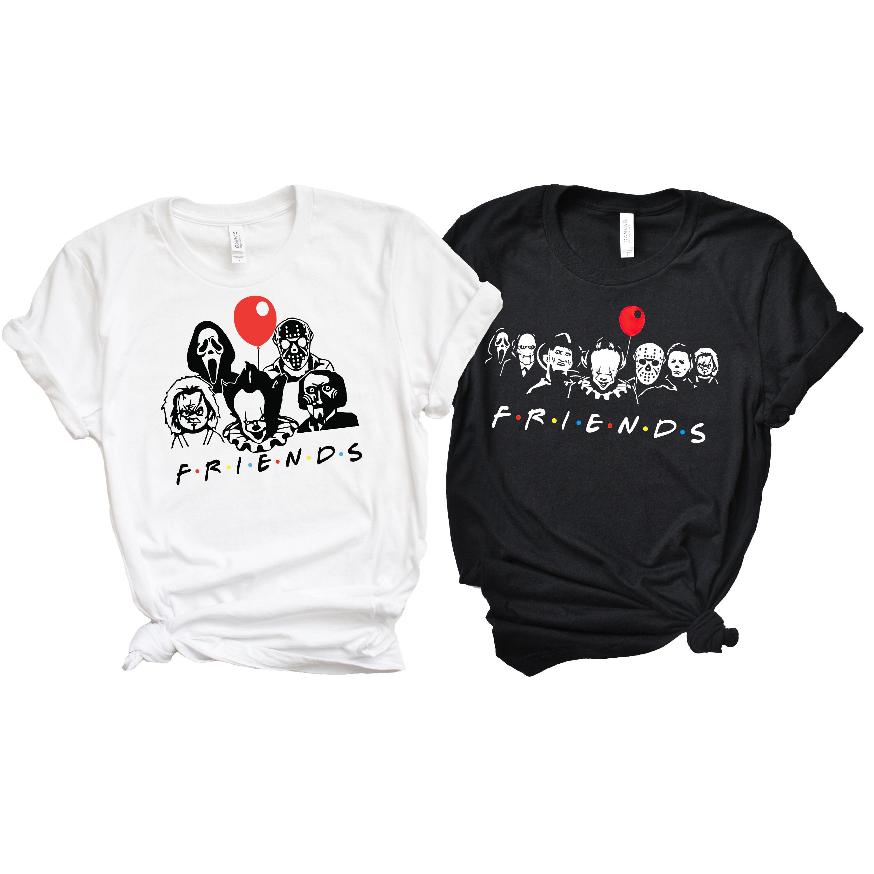 Halloween Friends Tshirt. Scary Movie 