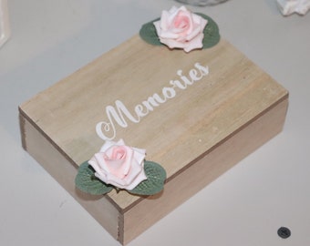 Wooden Memory Box Mother's Day Gift Birthday Personalised Mother Gift Mum Nan Birthday Gift