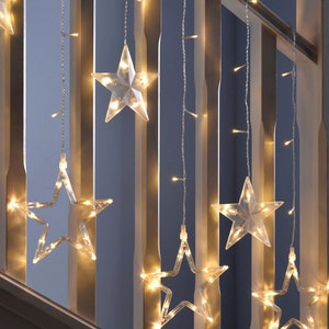 Décorations de Noël pour la maison rideau LED extérieur glaçon guirlande  lumineuse guirlande sur la maison hiver 220V décor de Noël