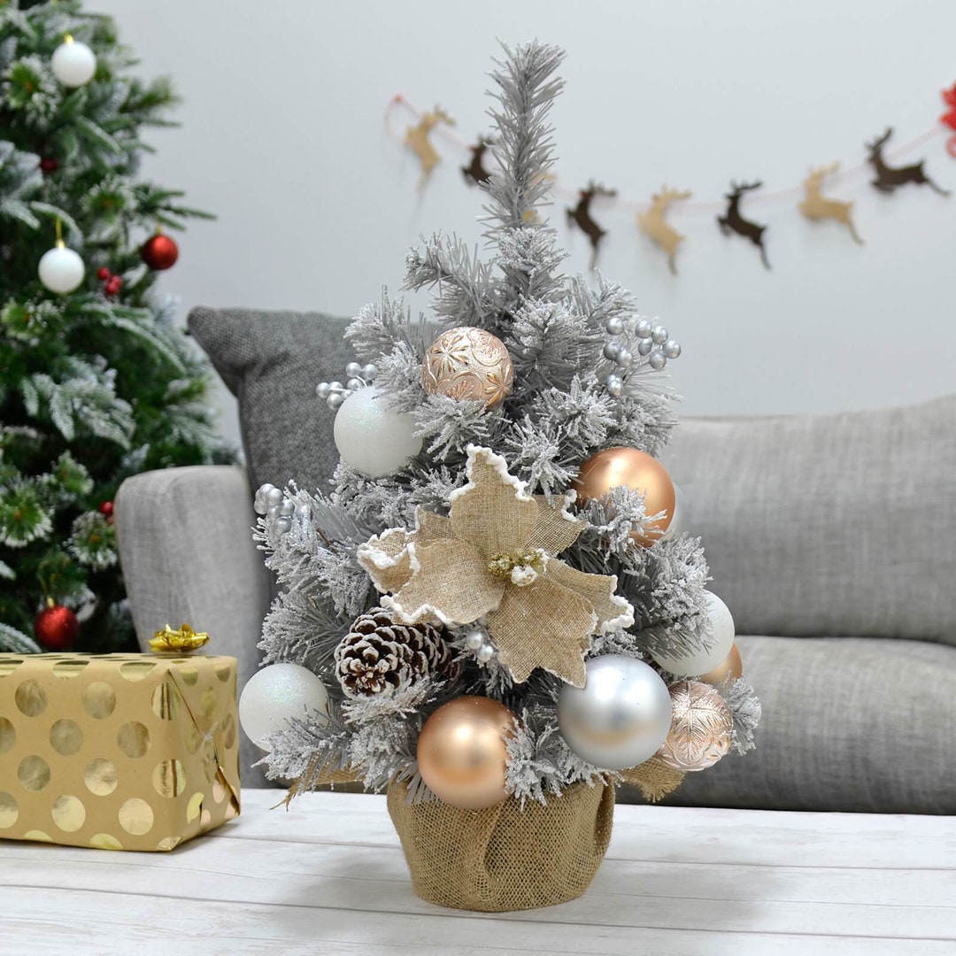 20' Tabletop Xmas Ornaments Artificial Mini Christmas Pine Tree with LED  String Lights - China Christmas Decoration and Christmas Ornament price