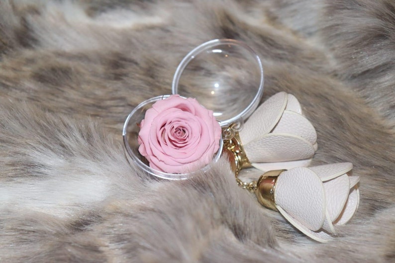Mother/'s Day Gift Timeless Rose Bauble Keychain Preserved Forever Rose Valentines Day Girlfriend Gift Eternal Rose
