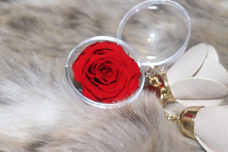 Mother/'s Day Gift Timeless Rose Bauble Keychain Preserved Forever Rose Valentines Day Girlfriend Gift Eternal Rose