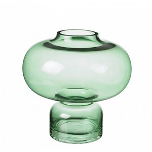 Jarrón de flor seca de jarrón de jarrón de flor verde Jarrón nuevo hogar decoración jarrón escandinavo nórdico estilo boho vase Boho Home Decor jarrón verde imagen 2