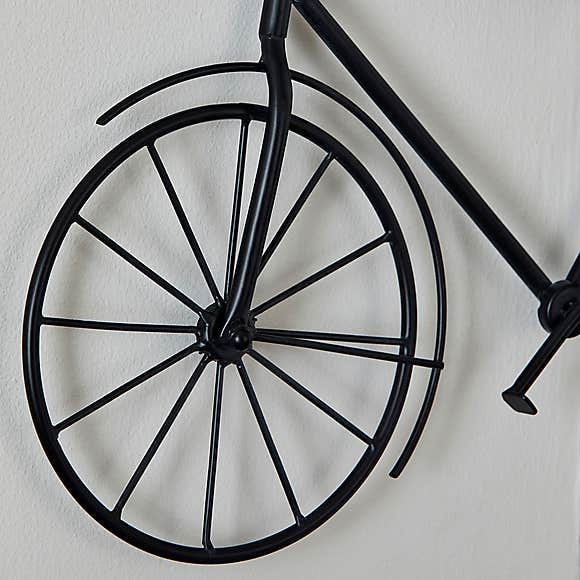 Black Metal Bike Wall Art Home Salon Office Decor Bicycle Wall Etsy UK