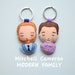 Modern Family / Cameron and Mitchell / felt keychain/ couple gift/ gift to collect/ Valentine's day 