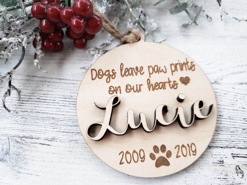 Pet Loss Ornament Ornament for Lost Pet Deceased Pet in Etsy