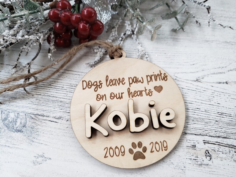 Pet Loss Ornament Ornament for Lost Pet Deceased Pet in Etsy