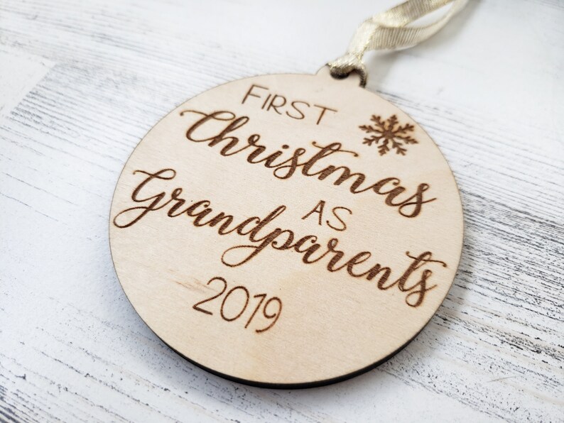 New Grandparents Ornament Gift for Great Grandparents Etsy