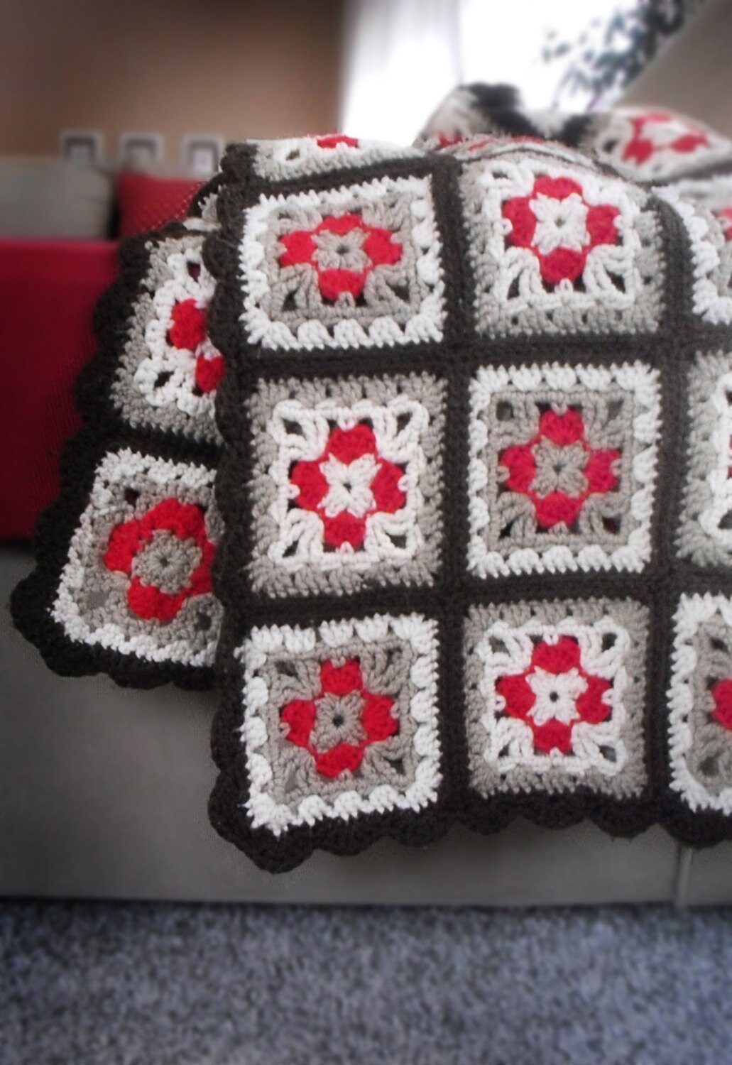 Coperta morbida per la nonna per la festa della mamma dai