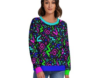 80s Arcade Sweater Etsy