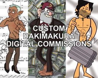 Dakimakura CUSTOM Comissão Digital