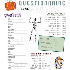 Printable PDF Boo Buddies Questionnaire - Il 300x300.5123511305 52n8