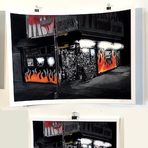 Hanks Saloon print