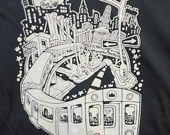 T-shirt Cityscape 2025 Marine