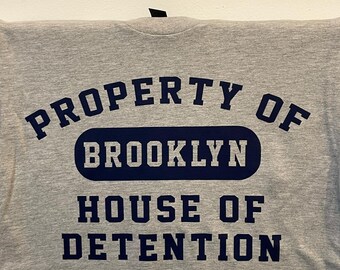Vintage 80s Striped Prison T-shirt - Rockabilly Fashion - Made in