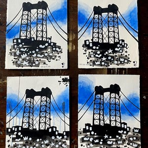Williamsburg Bridge multi media piece