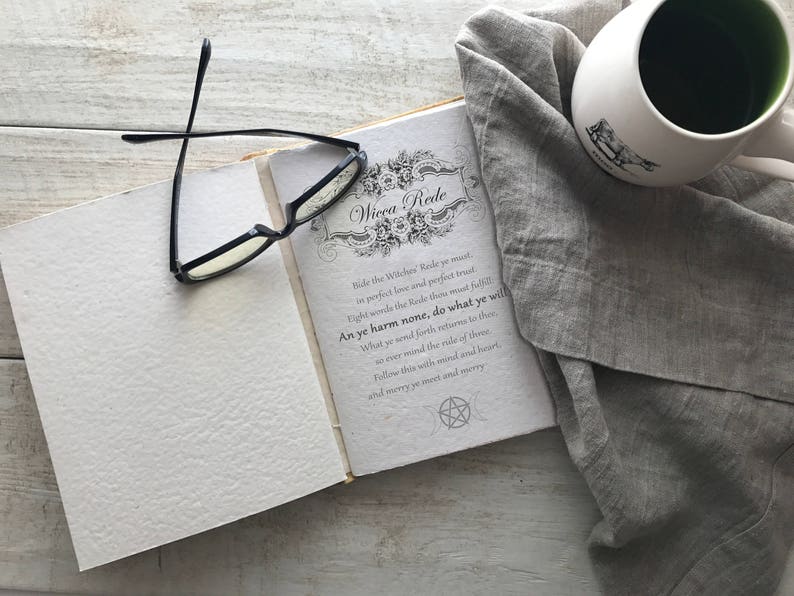 Book of Shadows Wiccan Rede Page Instant Download, Wiccan Rede, Book of Shadows, BoS Pages, Witchcraft, Wicca, Wiccan, BoS