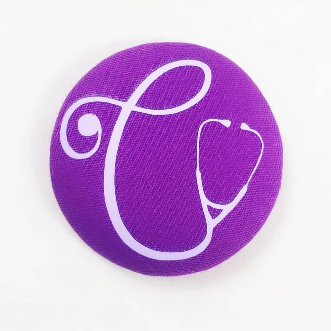 Stethoscope Letters / Monogram / multiple colors/ Swappable / Etsy