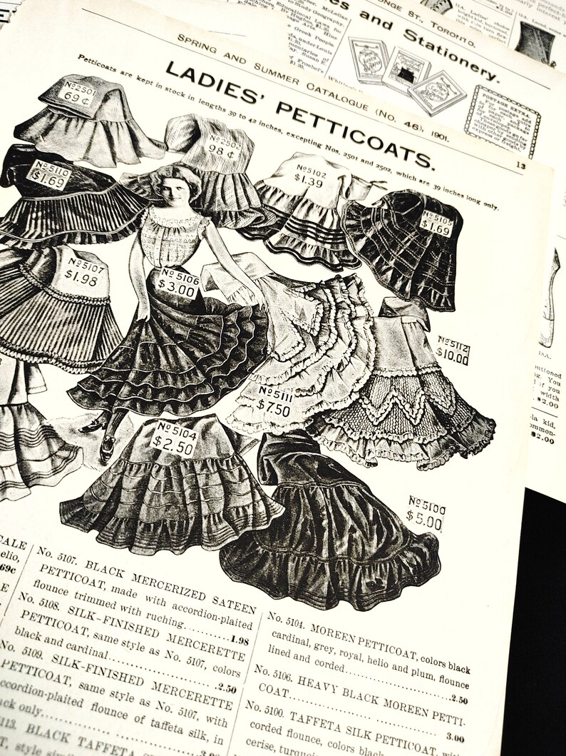 Reproduction Of 1901 Eatons Catalog Pack For Junk Journals Etsy