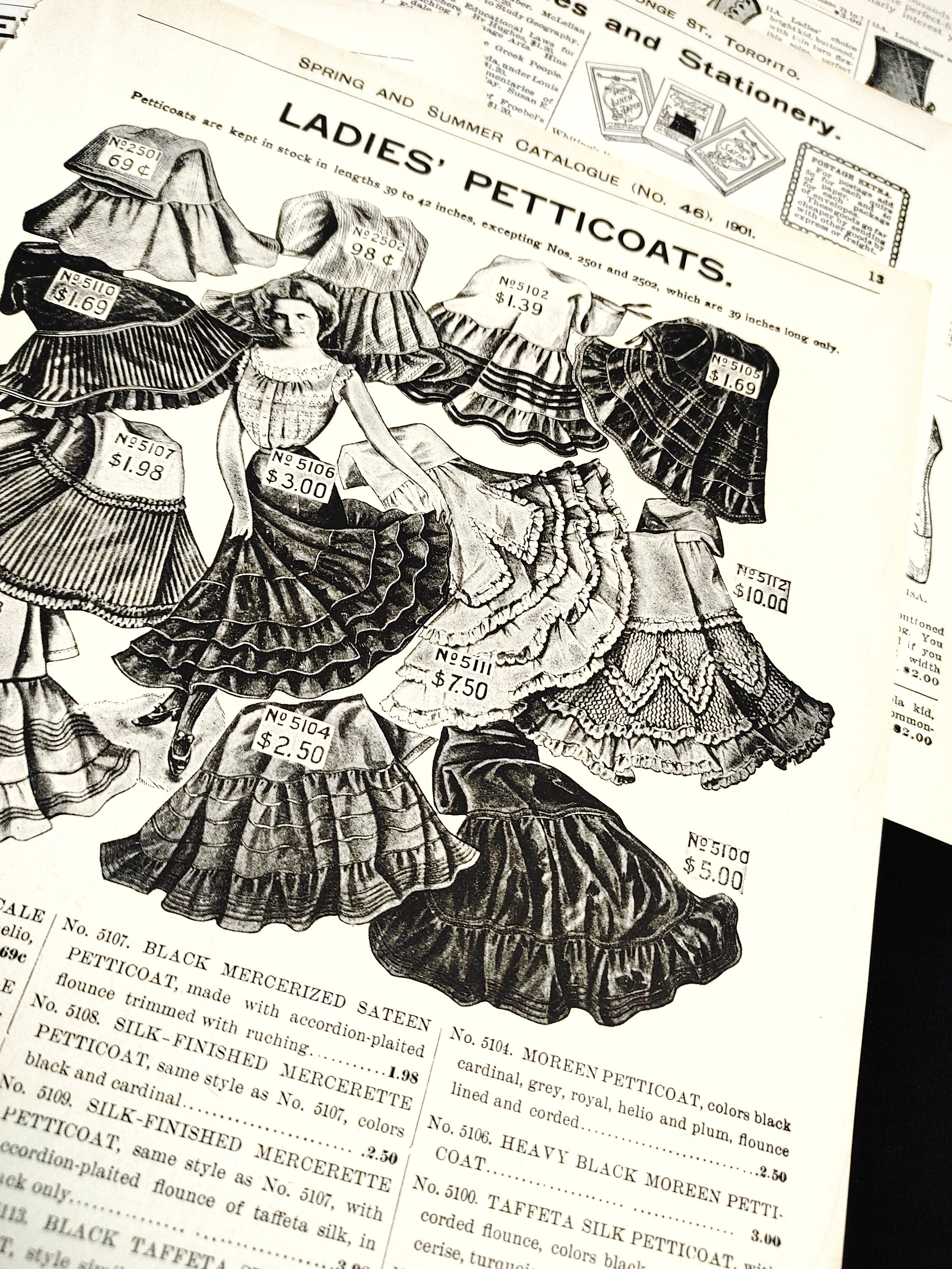 Reproduction of 1901 Eatons Catalog Pack for Junk Journals Etsy