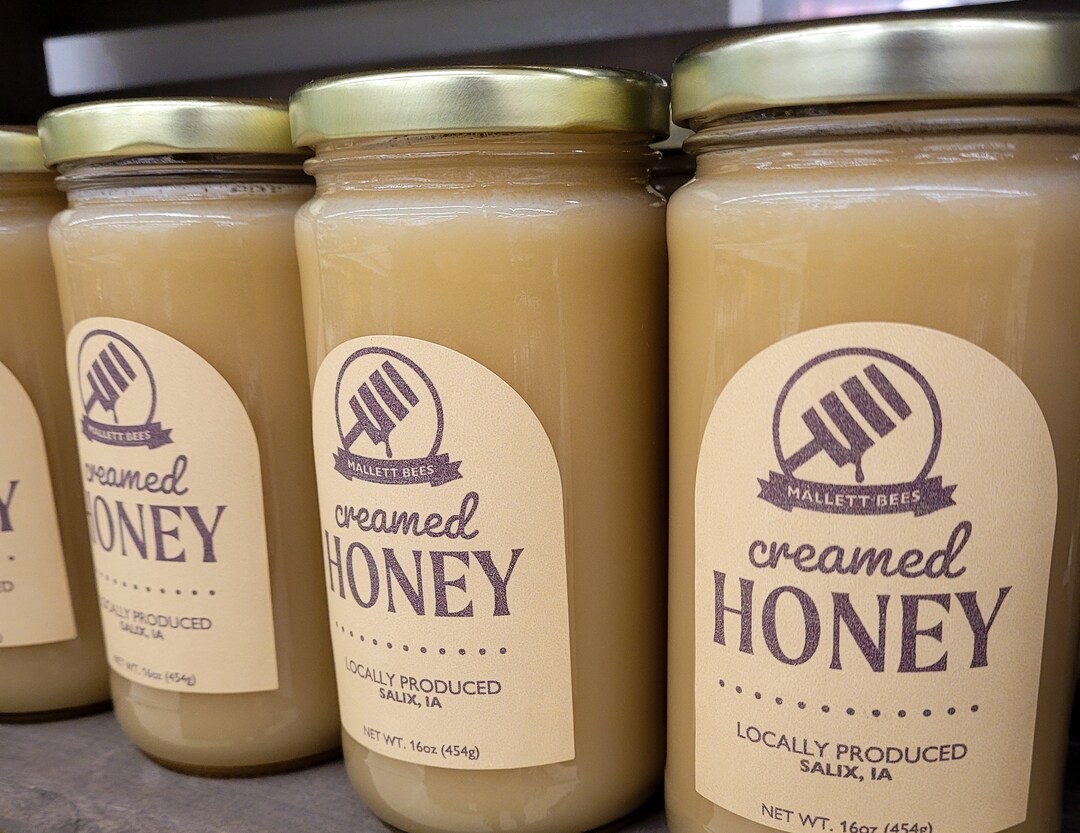 Raw Creamed Honey 16oz Etsy