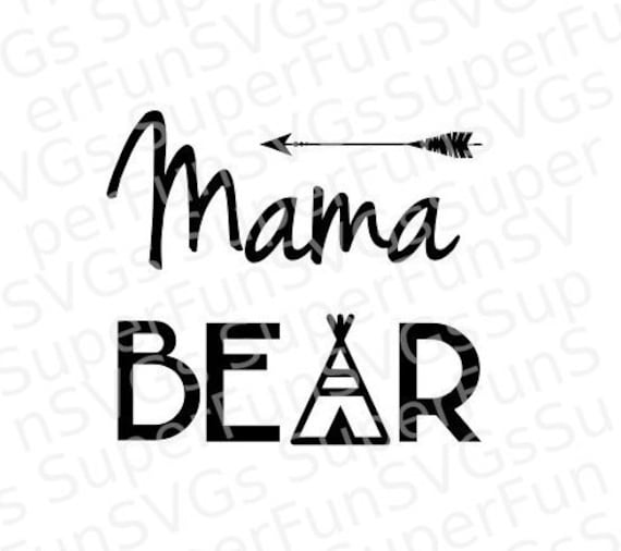 Download Mama Bear Svg Digital Cutting File Svg Eps Dxf Svg Etsy