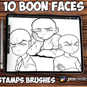10 Boon Stamps, Procreate Brushes Ipad & iPad Pro