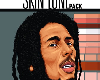 Nuovo Skin Tone Pack per Adobe Illustrator con oltre 150 colori