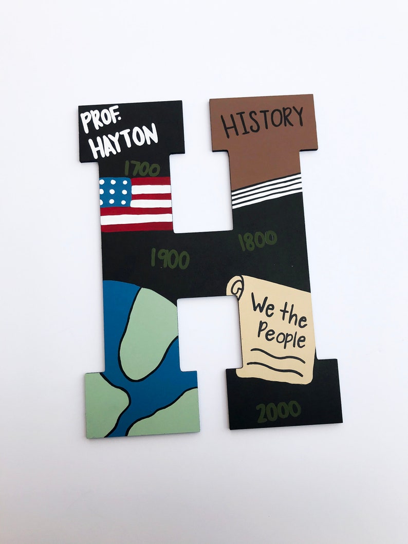 History Teacher Letter History Teacher Gift World History Etsy