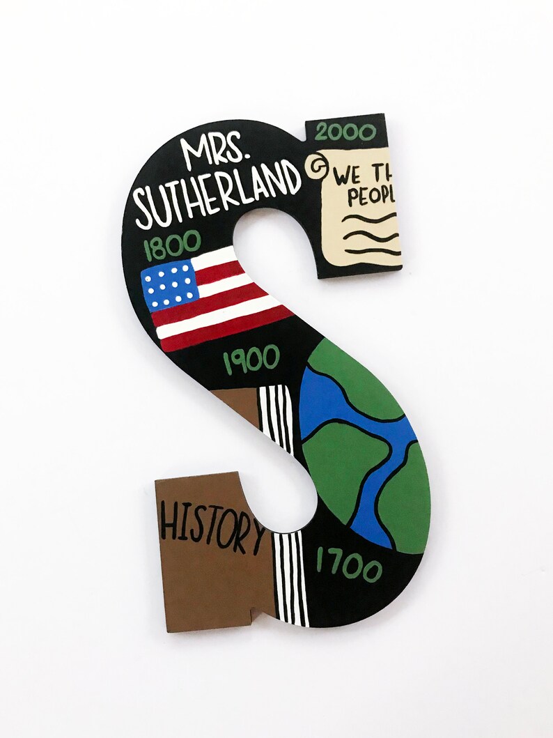 History Teacher Letter History Teacher Gift World History Etsy