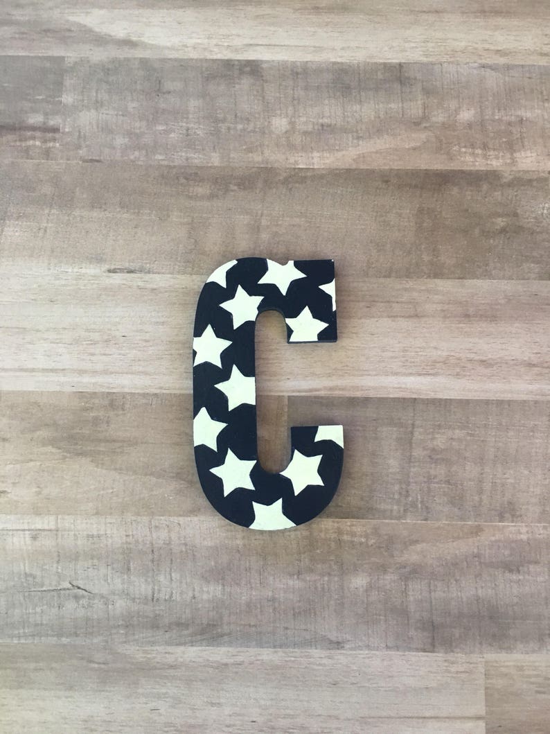Star letter star print star decor star nursery decor | Etsy