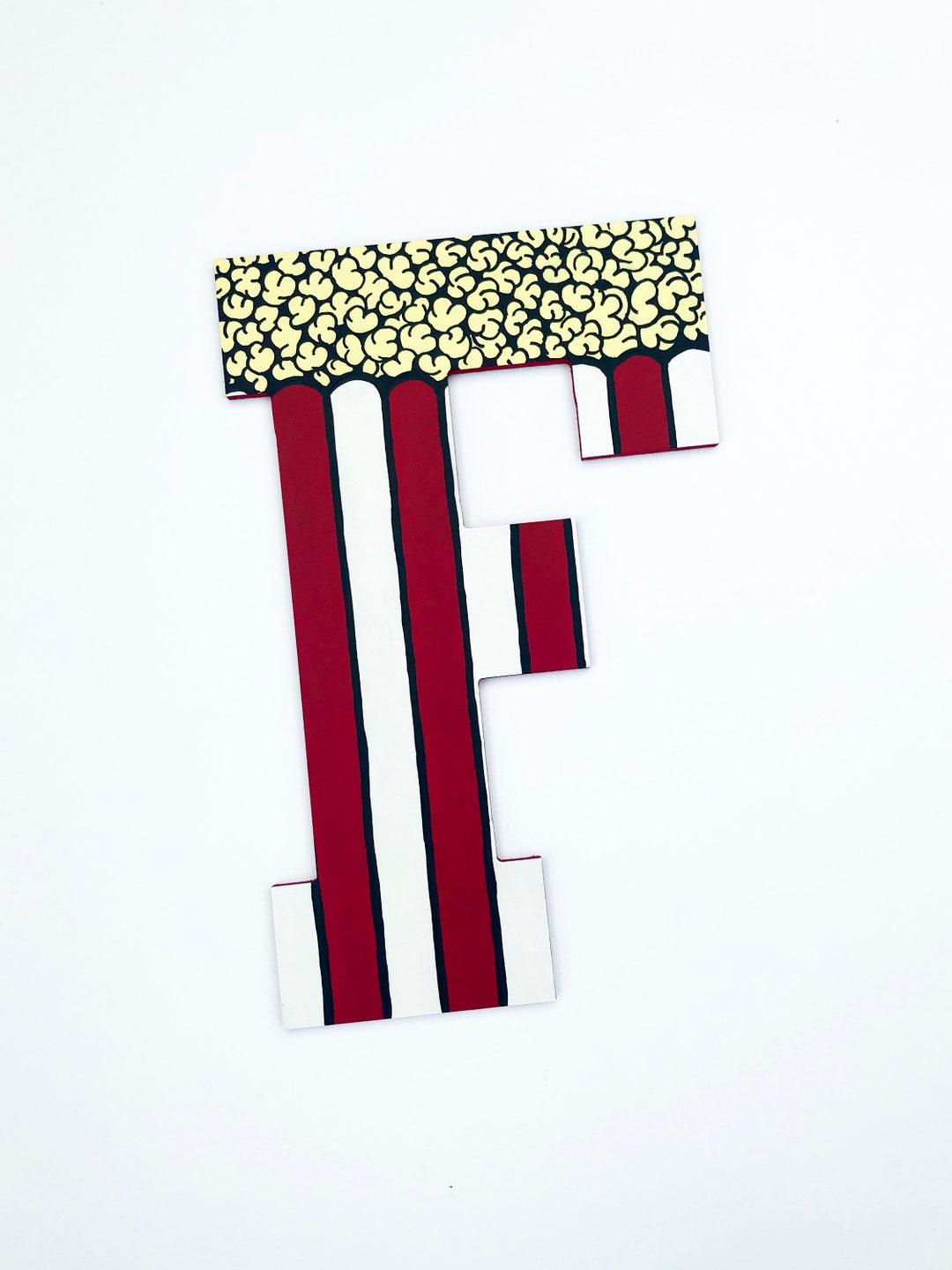 Popcorn Letters Popcorn Party Movie Room Decor Popcorn - Etsy
