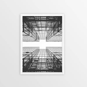 Architectural Print, Urban Art, Architectural Photography, New York Photography, Black and White Photography, Black and White Print