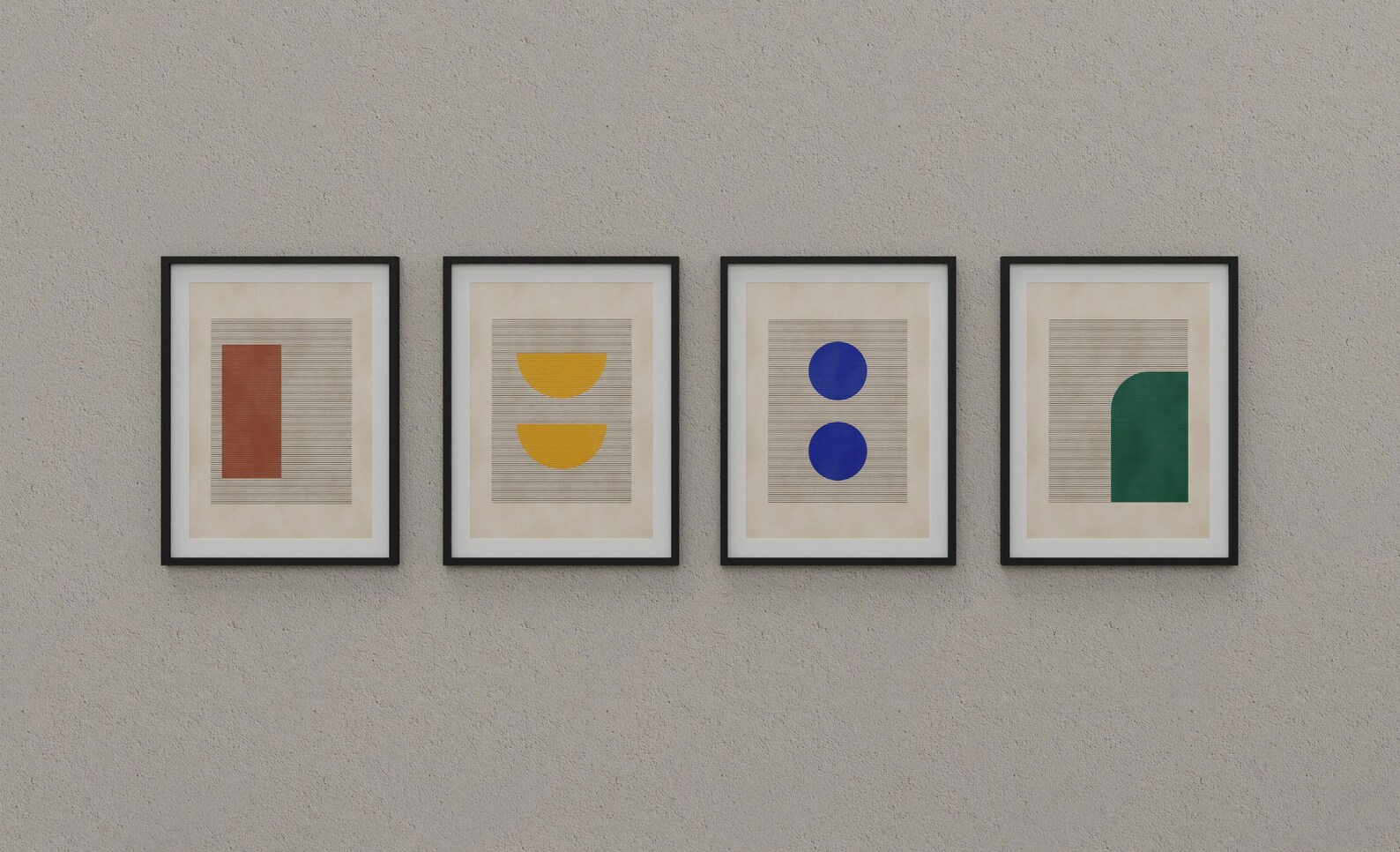 Photo inspiration: Yellow Mid Century Modern Graphic Print Scandinavian Geometric Art Photo Inspiration