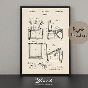 PILATES PATENT Poster Digital DOWNLOAD, Vintage Pilates Kunst, Pilates herunterladbare Drucke, druckbare Pilates Studio Dekor, Pilates Geschenk