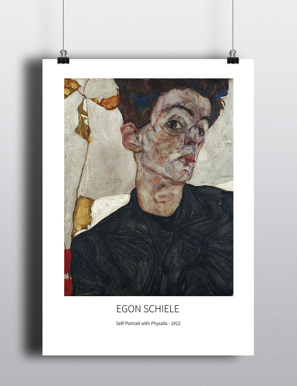 Egon Schiele Poster Digital Download Egon Schiele Print Egon | Etsy