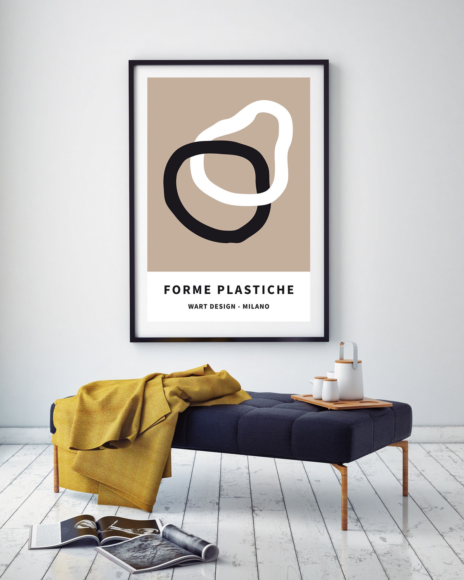 Contemporary Art Exhibition Poster Modern Art Gallery Etsy Italia