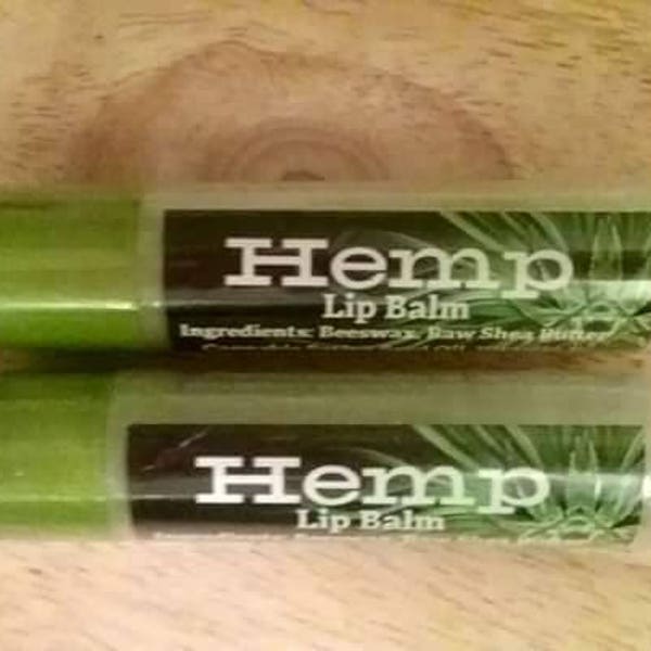 Hemp Lip Balm, Organic Chap Stick,  Combine Shipping, Cannabis Lip Balm, Peppermint Lip Balm